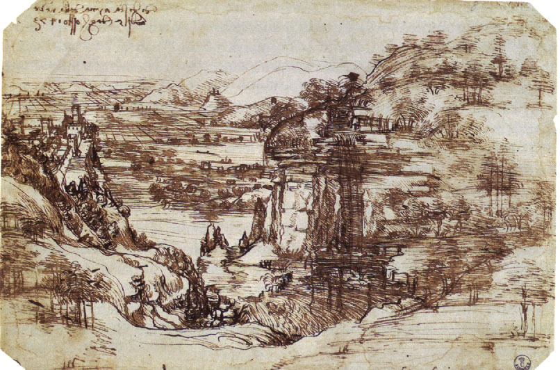 Leonardo da Vinci Landscape